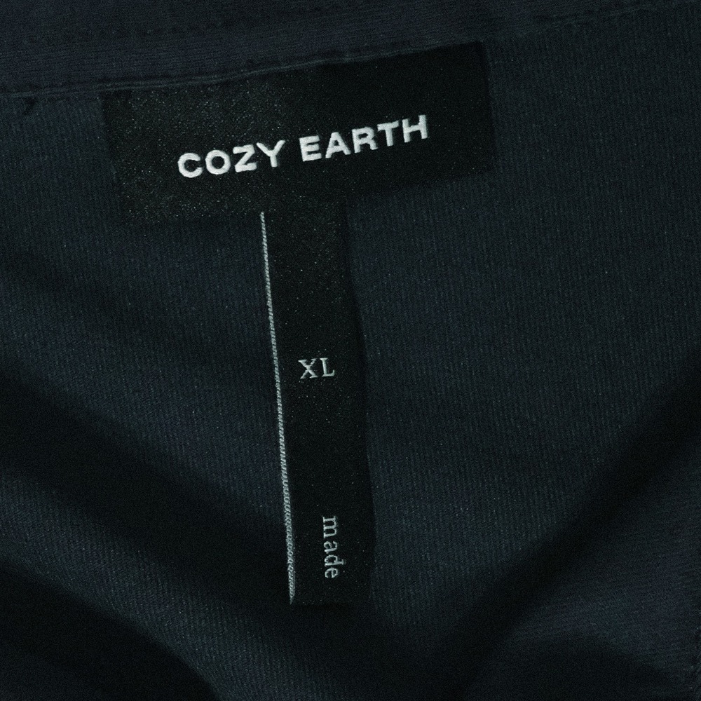 Cozy Earth CE Men's XL Black Short Sleeve Performance Golf Polo Shirt - Picture 3 of 8